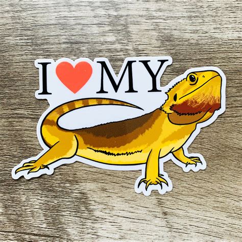 bearded dragon sticker